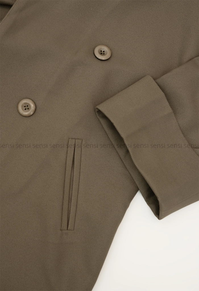 مانتو استین پاکتی کج راه کد1005385